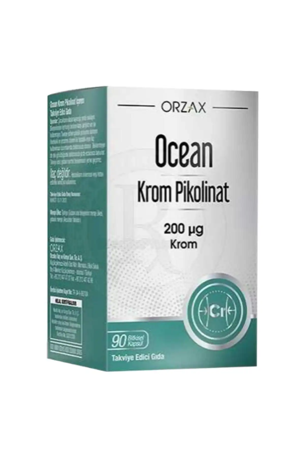 اقیانوس کروم پیکولینات 20 mcg 90 کپسول 8697595872710 برند   Ocean(اقیانوس)