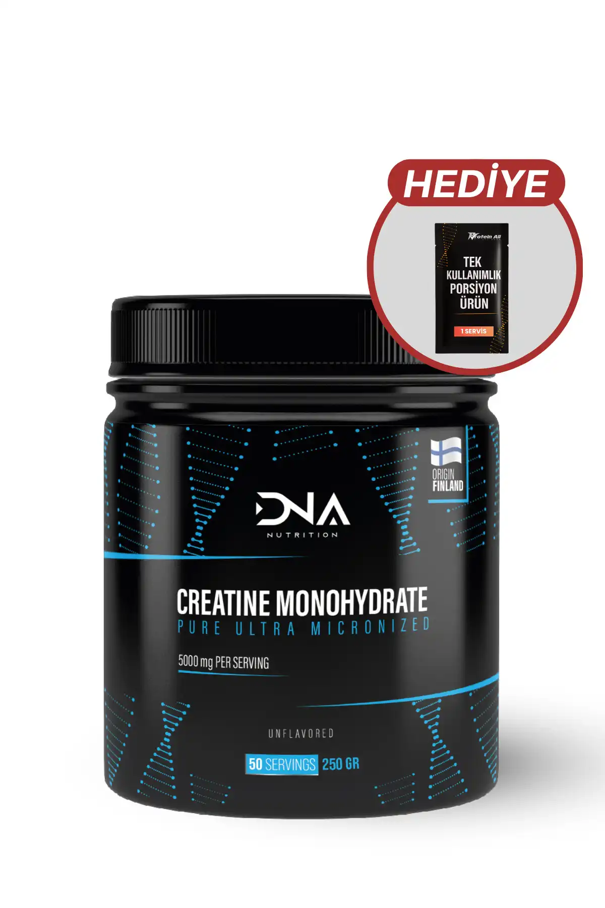 تغذیه DNA کراتین مونوهیدرات 250 گرم برند  