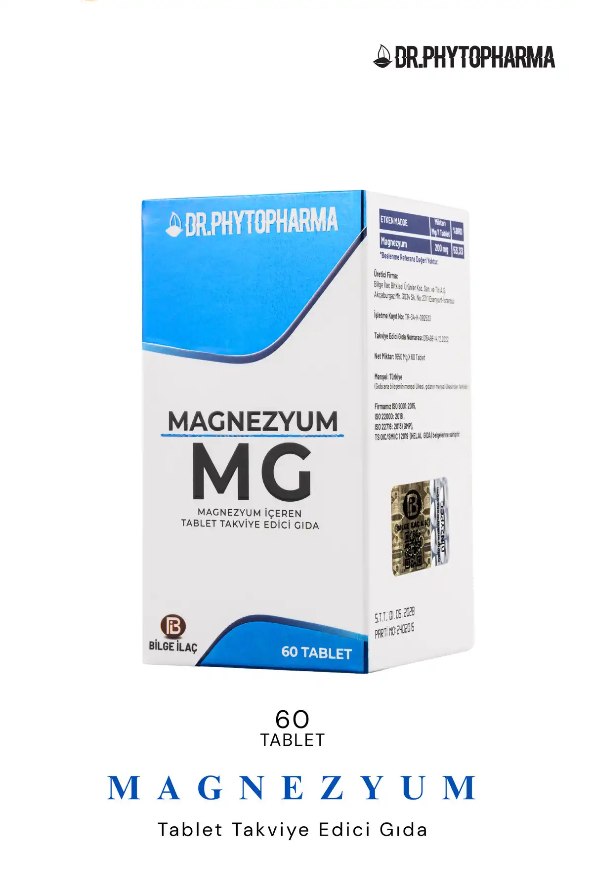 DR Phytopharma Magnesium Complex 1650 میلی گرم 60 TAURAT TAURAT - BISGLISINATE - MALAT برند   Dr Phytopharma ( دکتر فیتوفارم ) 