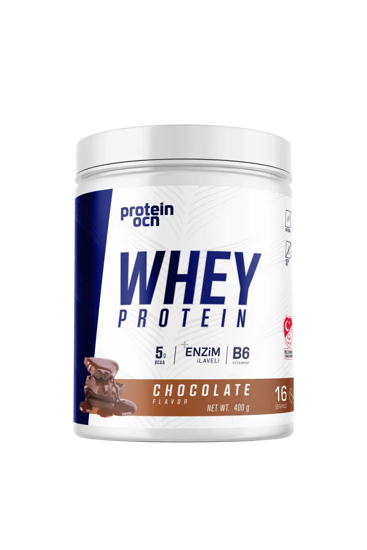 پروتئین آب پنیر پروتئین ™ شکلات 400G - 16 سرویس برند   Proteinocean ( پروتئینوسیان ) 