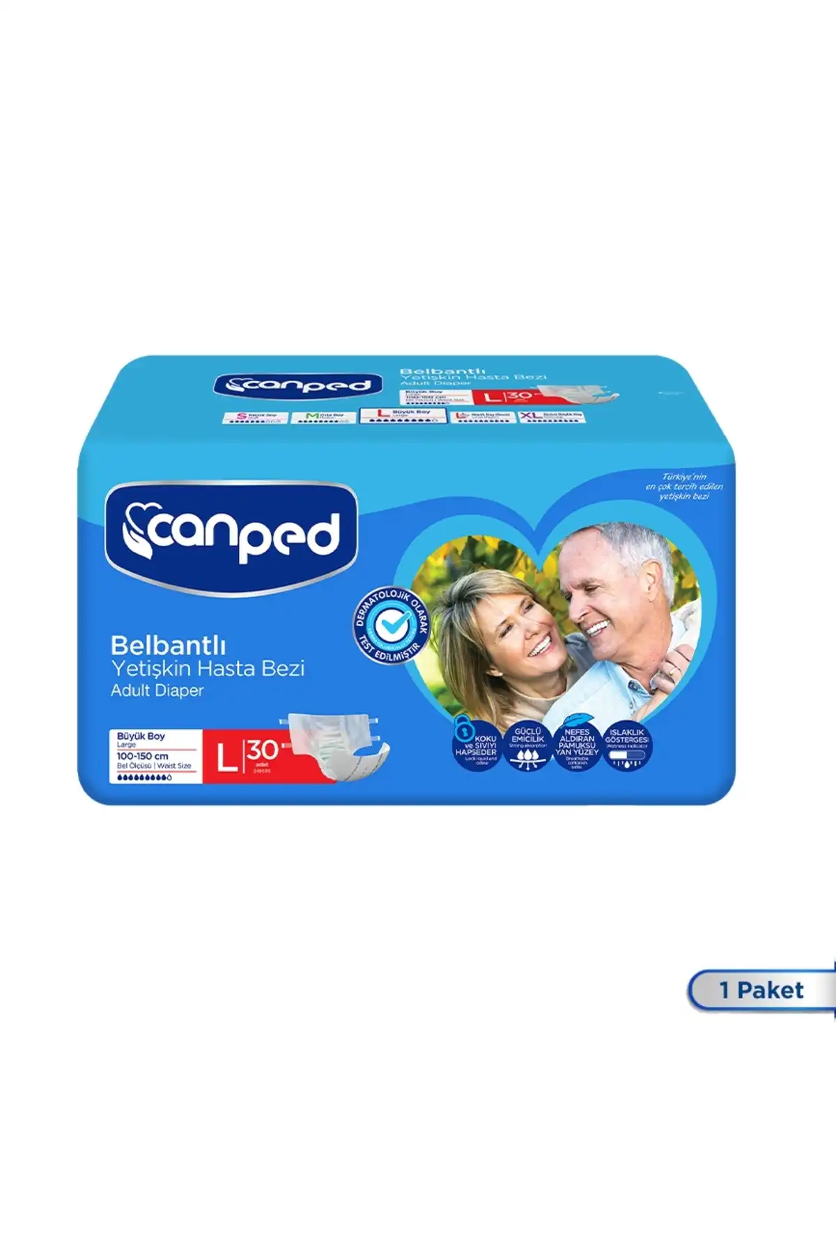 پوشک بیمار Belbant Canped بزرگ بزرگ 30 lu برند  Canped ( کنگره ) 