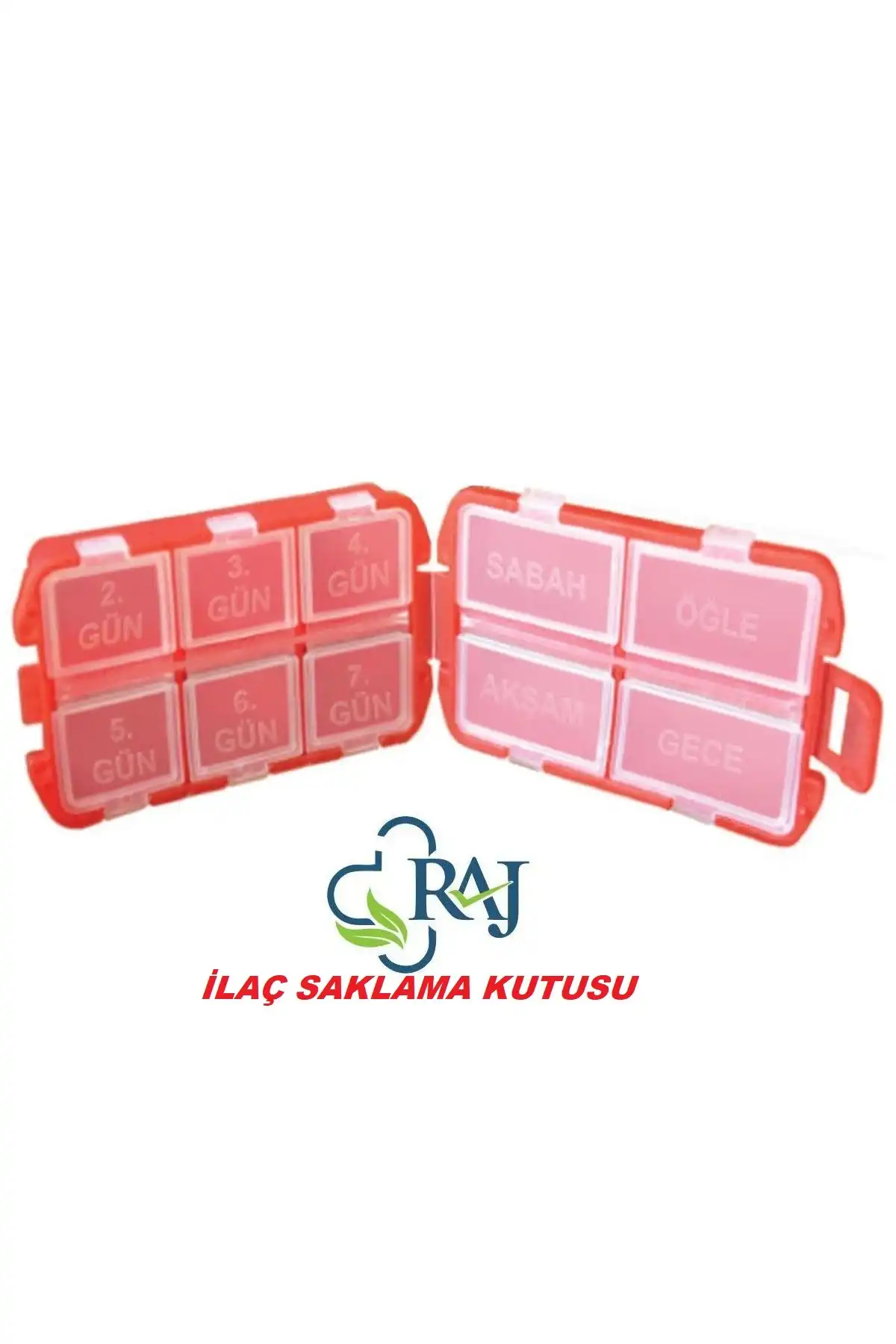 جعبه ذخیره داروی Raj Hapkabı Box Maxi خلاصه هفتگی برند   TrendGarajj ( TrendGarajj ) 
