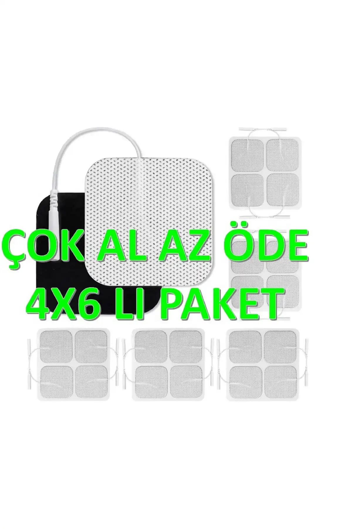 بسته بندی الکترود TENS Mediplus 5x5cm 6 (1 بسته دارای 4 پد الکترود است. 24 قطعه کل) برند  