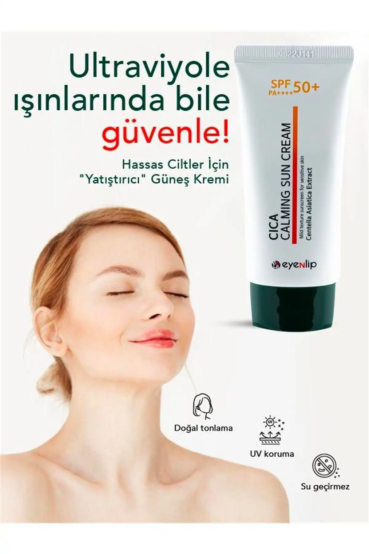 ضد آفتاب Cica Soothing Spf50+/pa [سفید کننده + التیام بخش + محافظت در برابر اشعه ماوراء بنفش] 50 میلی لیتر برند   به رنگ   در دسته ضد آفتاب