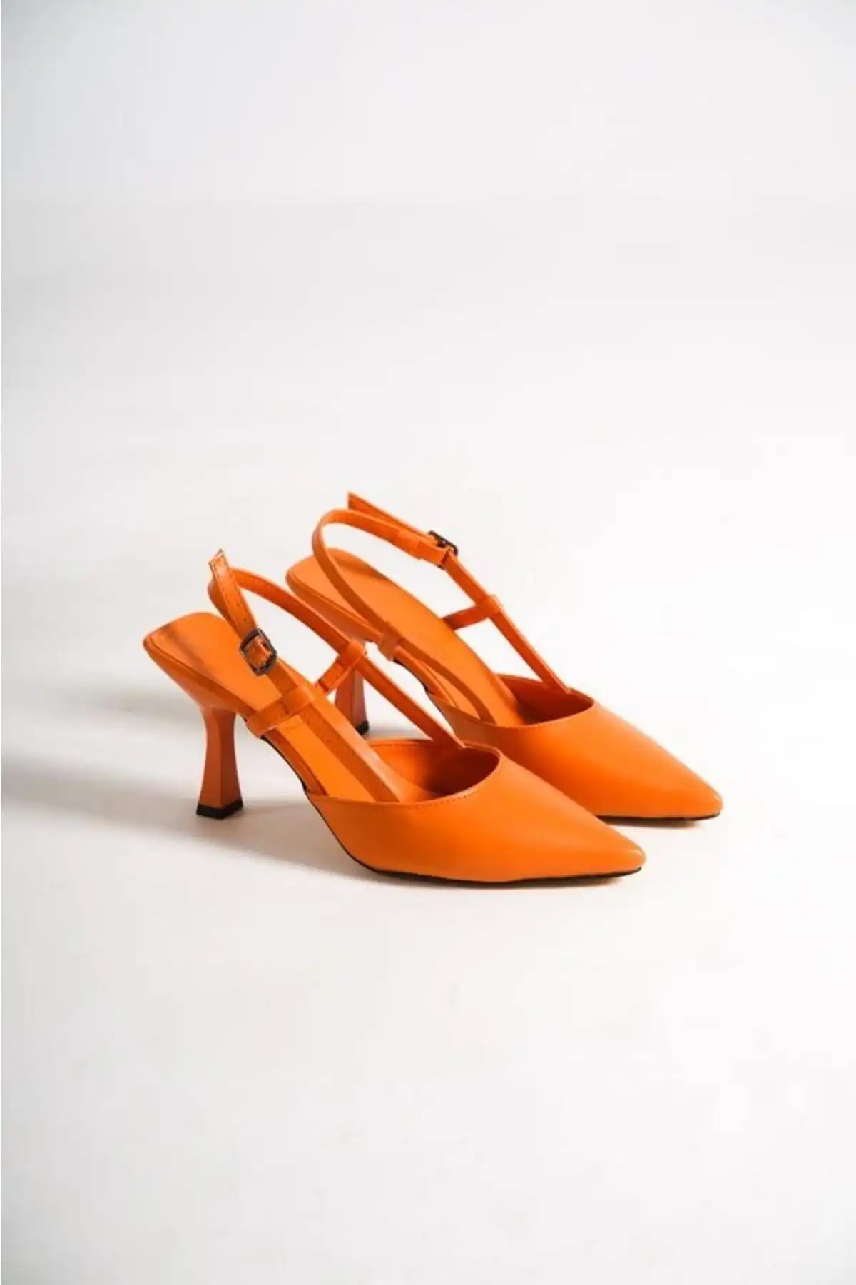 کفش مجلسی زنانه اصل ترکیه مدل جدید 2025  برند   serelshoes ( سرل کفش )  به رنگ  نارنجی