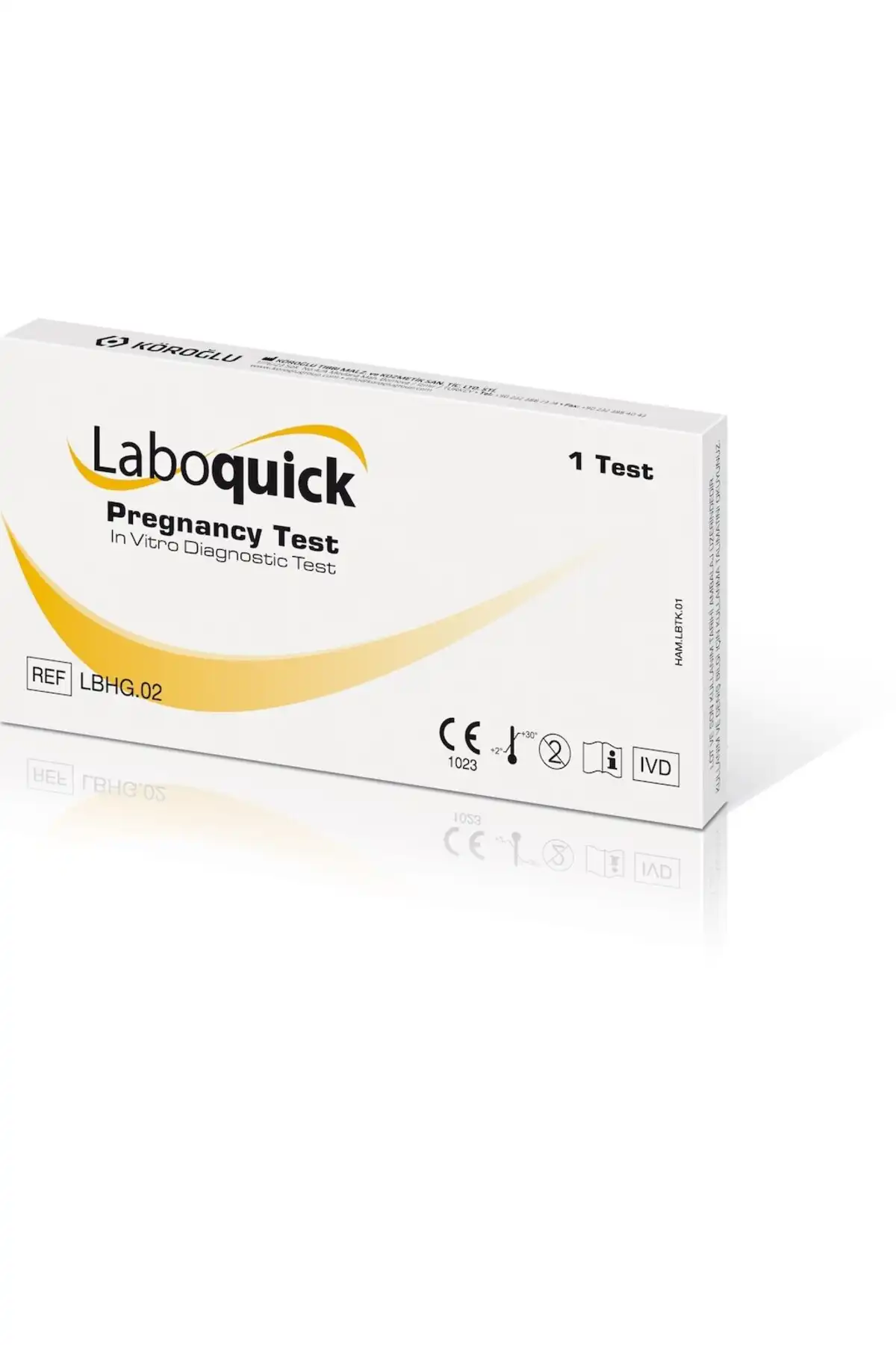 آزمایش تخمک گذاری Laboquick 20 تست بارداری برند  Laboquick ( منگنه ) 