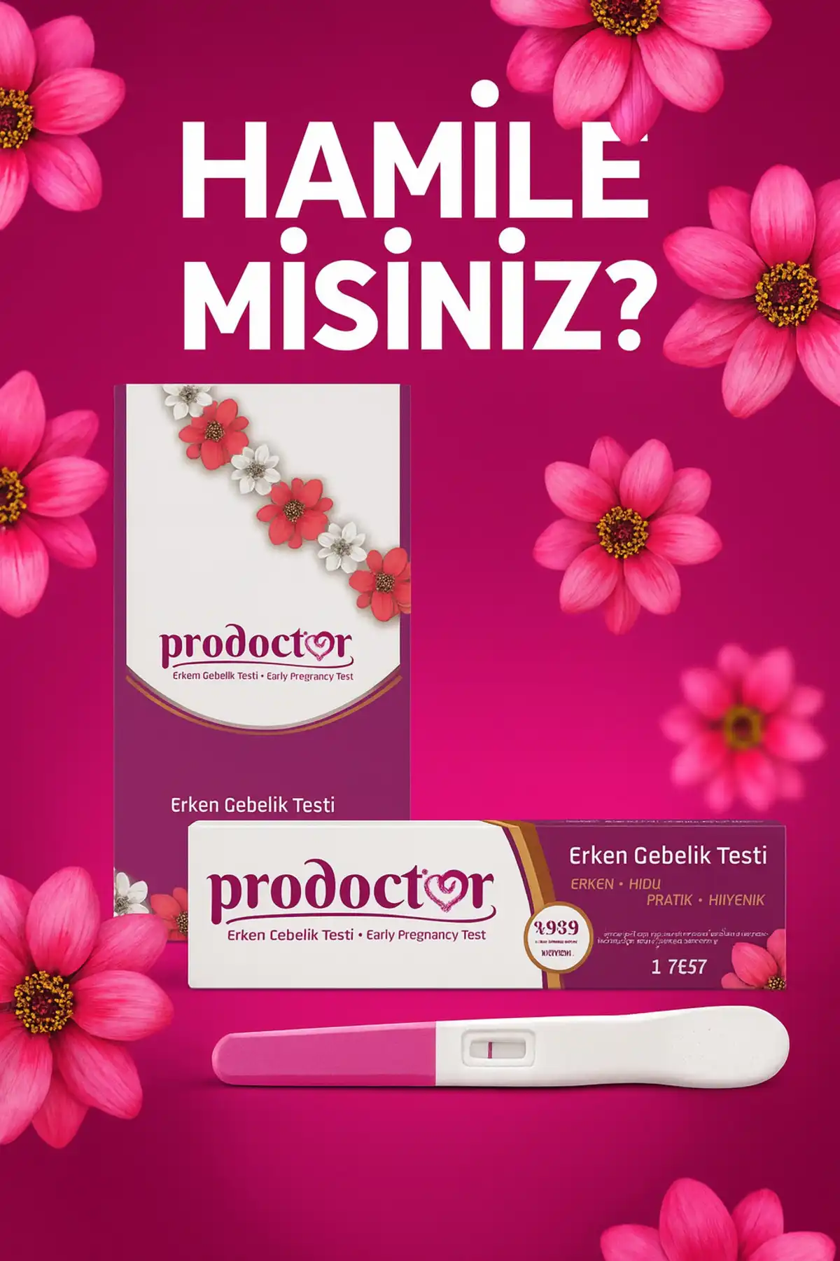 Prodoctor Test Test 2 بارداری اولیه 2 برند  Prodoctor ( متقاضی ) 