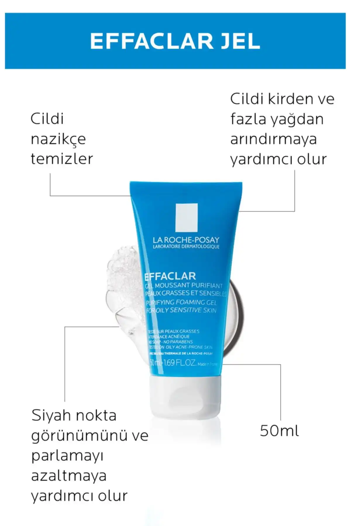 کیت دوستیابی Effaclar برند   La Roche Posay(لاروش پوسای) به رنگ   در دسته ست مراقبت از پوست