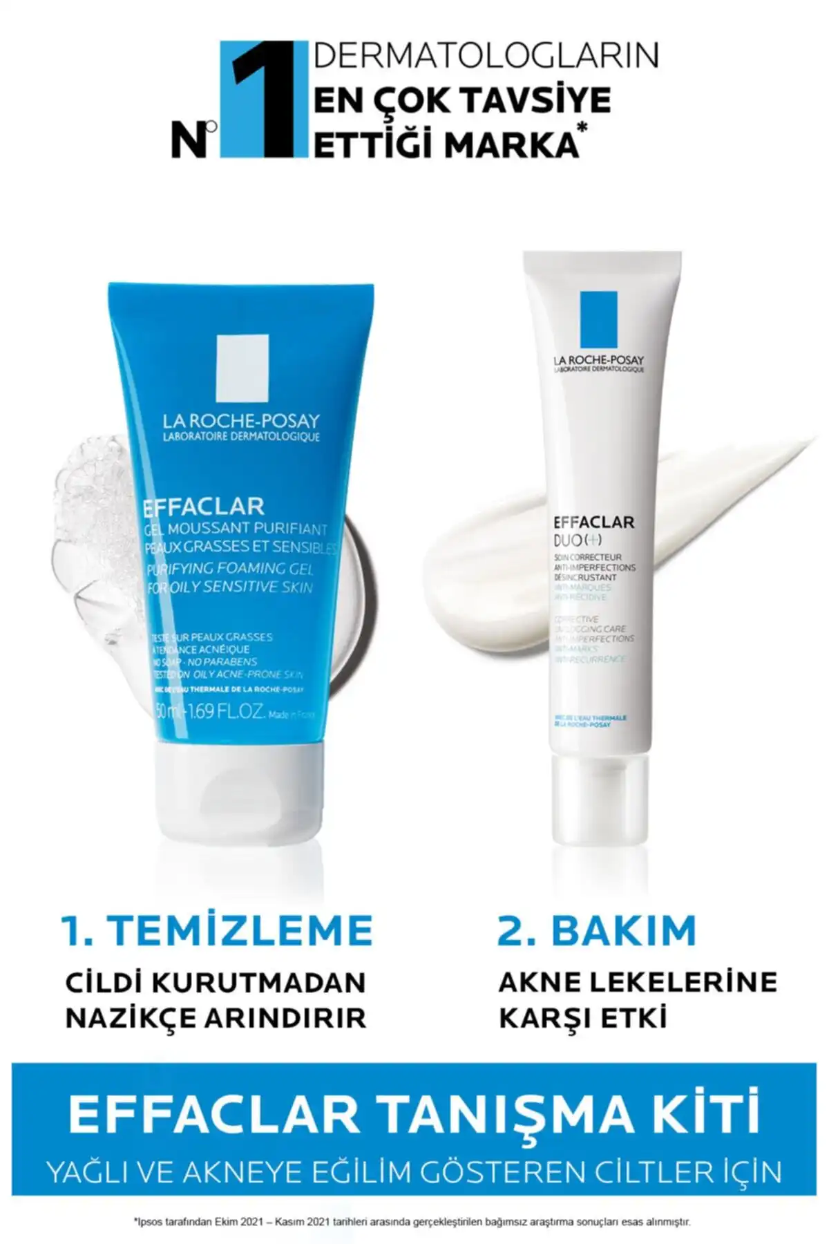 کیت دوستیابی Effaclar برند   La Roche Posay(لاروش پوسای) به رنگ   در دسته ست مراقبت از پوست