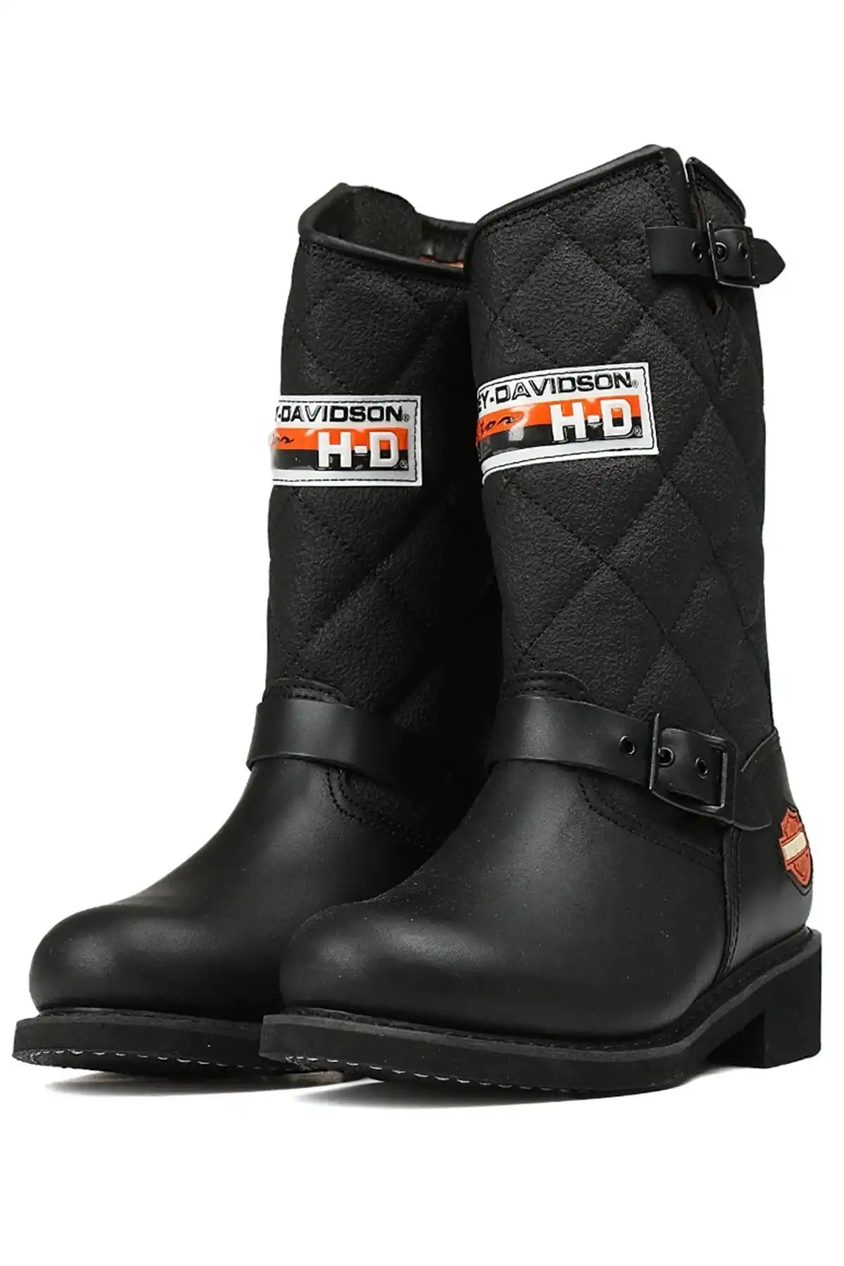 چکمه های زنانه چرم مشکی Laconia برند   Harley Davidson ( هارلی دیویدسون )  به رنگ  مشکی