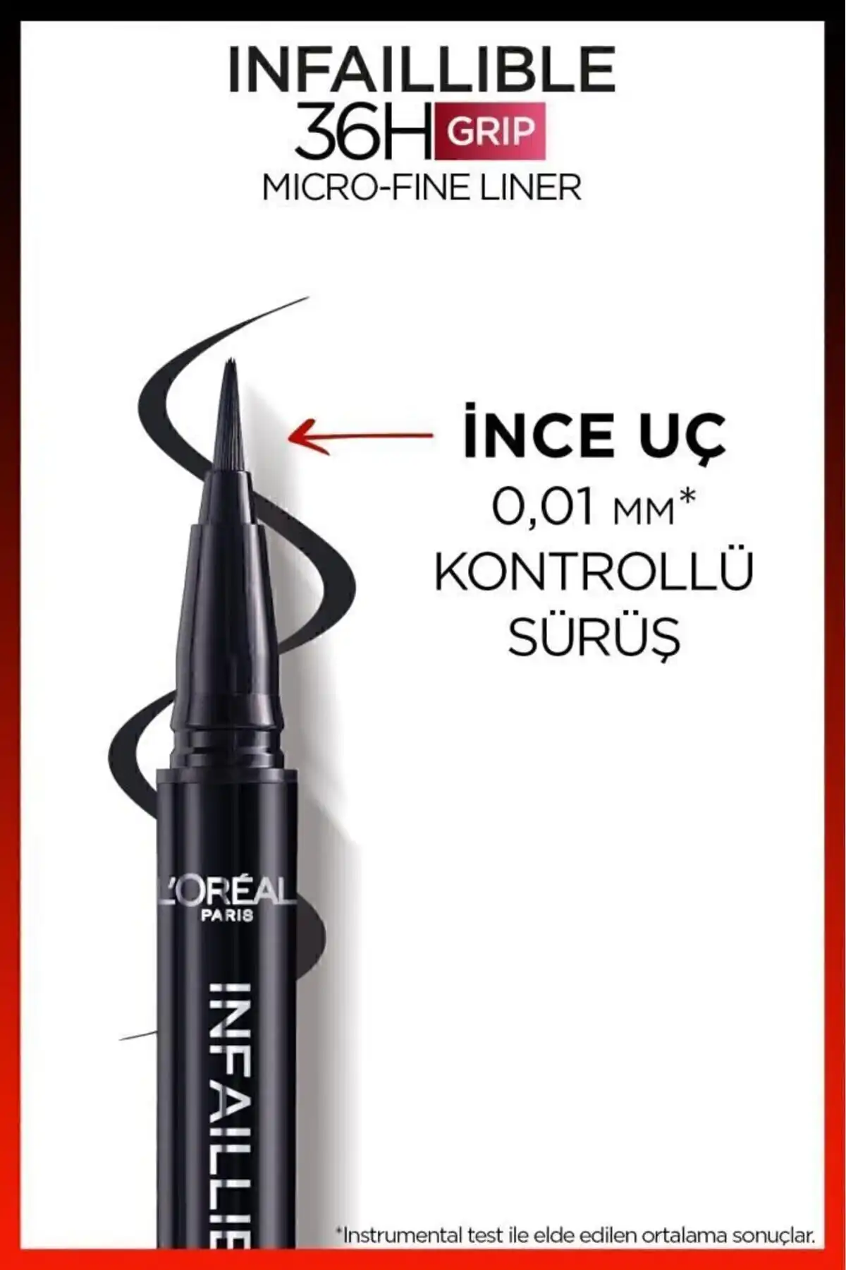 خط چشم L'oréal Paris Infaillible 36h Grip Micro Fine 01 Obsidian - Black برند   L'Oreal Paris(لورآل پاریس) به رنگ  مشکی