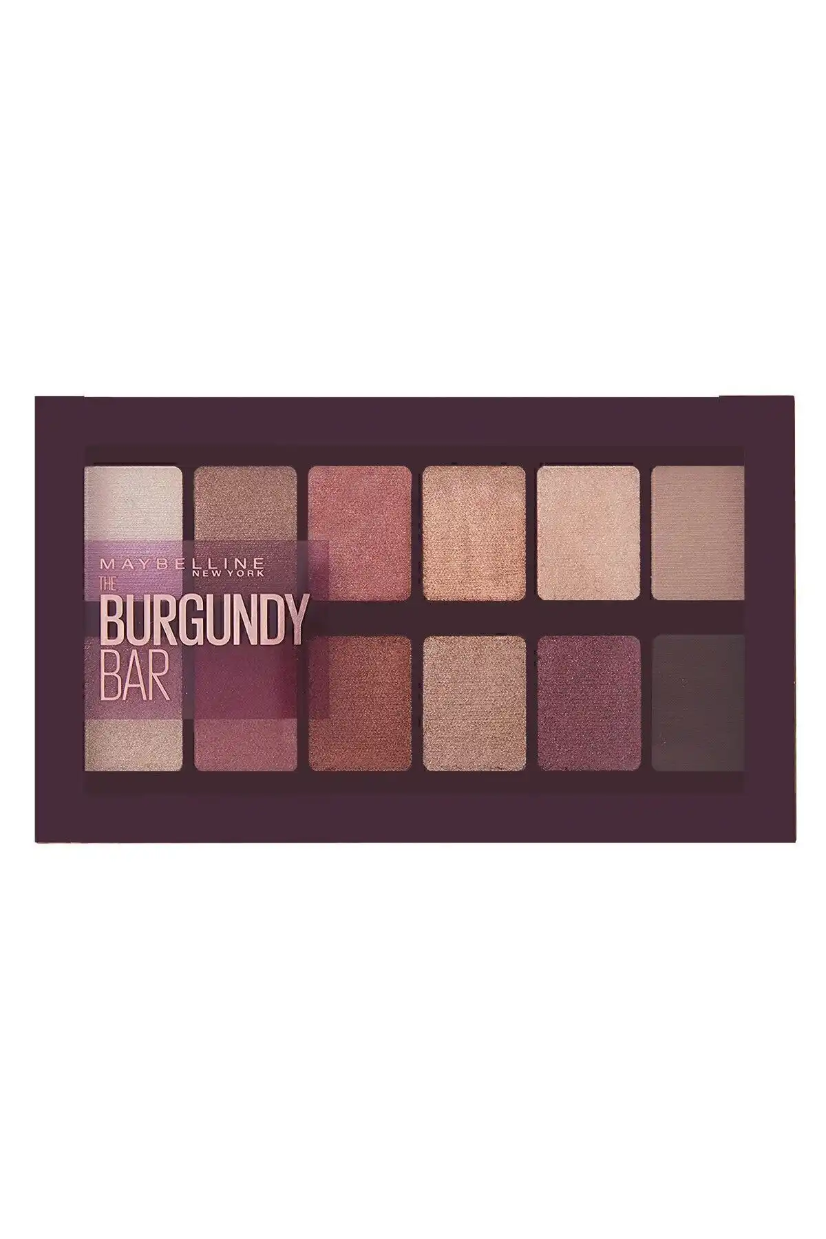 Eyeshadow Palette - The Burgundy Eye Shadow Palette 3600531429911 برند   Maybelline New York(میبلین نیویورک) به رنگ  سفید